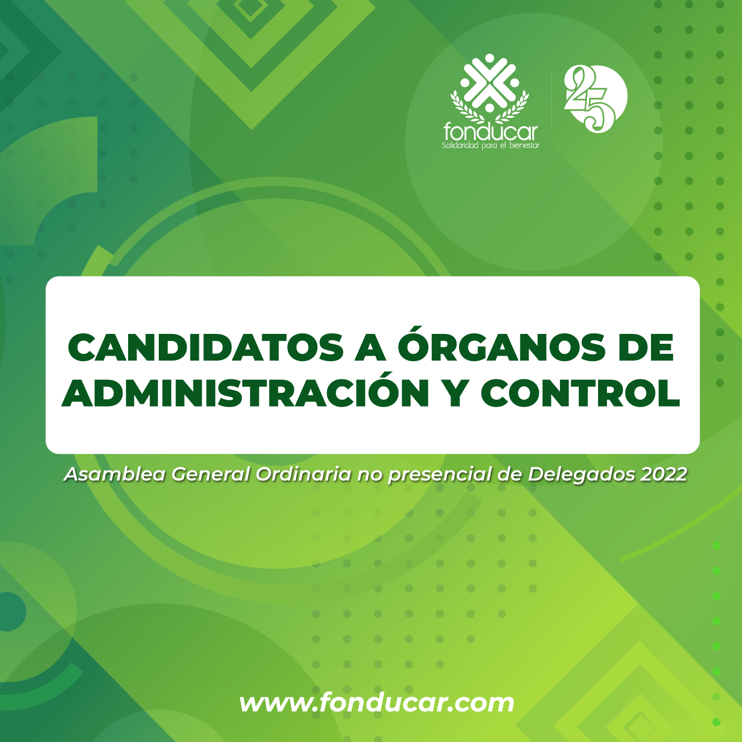 Conozca los candidatos a Órganos de Administración y Control